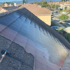 Tile roof cleaning performed in San Jose,ca 